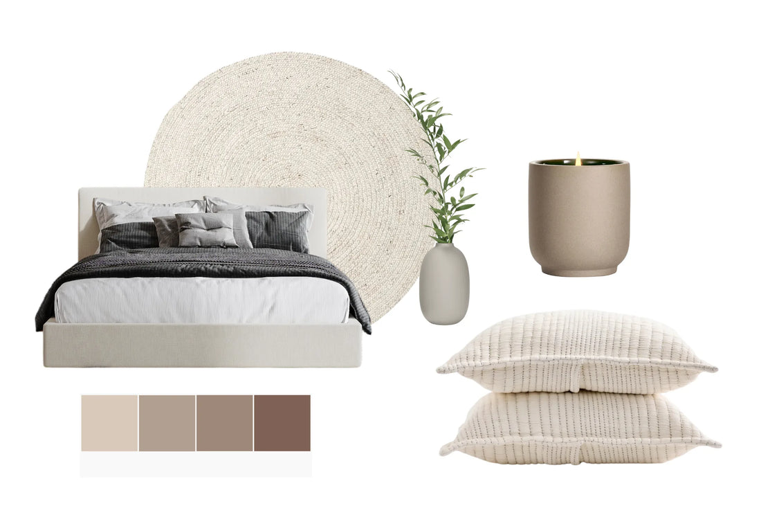 Minimalist bed frame | Cloud bed | Minimalist bedroom | Neutral Tone Decor|