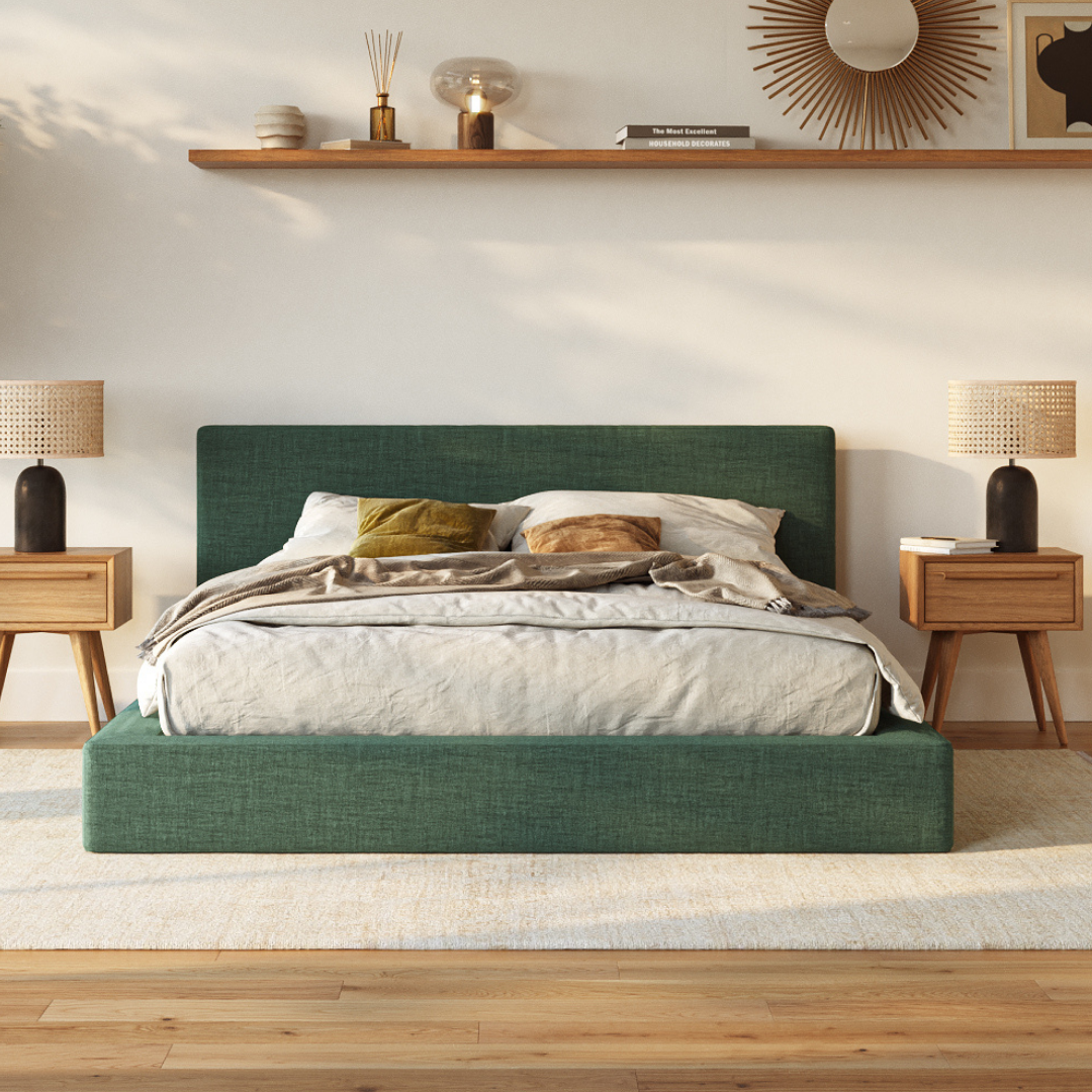 Kids Ultra Bed Set: Bed Frame and Headboard Set | Forest