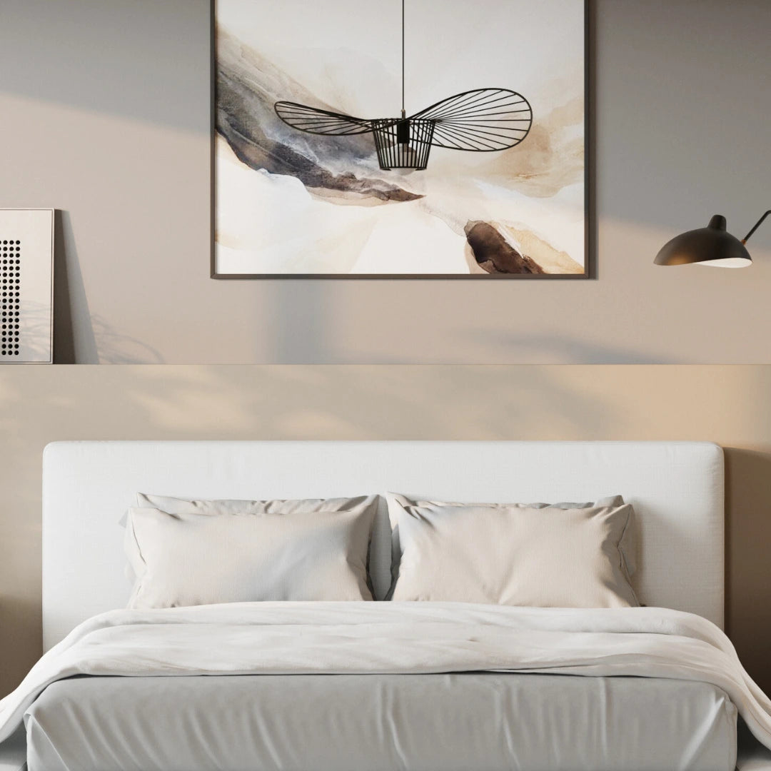 Cloud bed| All cushioned headboard| White headboard| Ultra headboard| White| SoftFrame Designs|