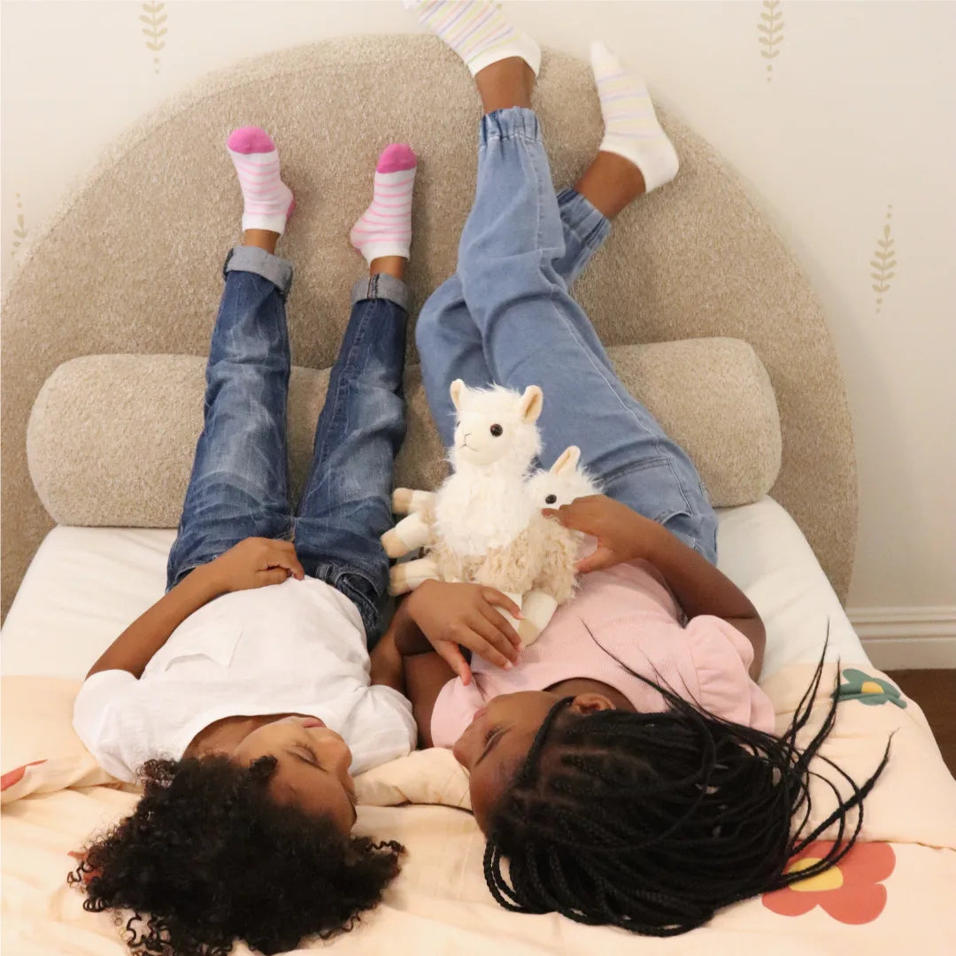 Luna kids headboard teddy | Soft headboard | Cloud bed | SoftFrame Designs Kids |