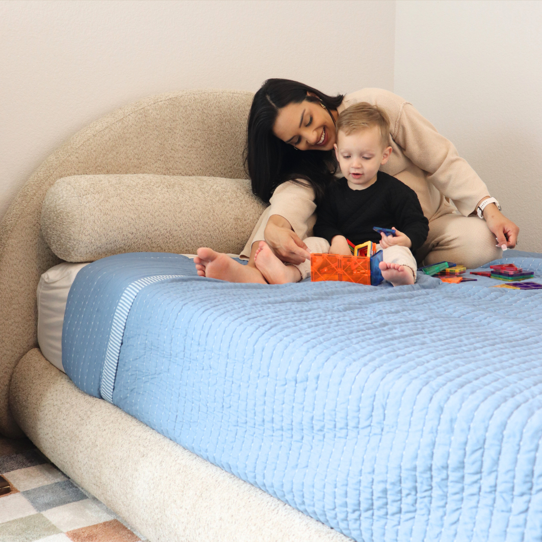 Kids Luna Bed Set: Bed Frame and Headboard Set | Teddy