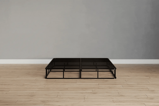 SoftFrame Designs | White Ultra Set | Metal Box Spring | All Cushioned Bed Frame | 