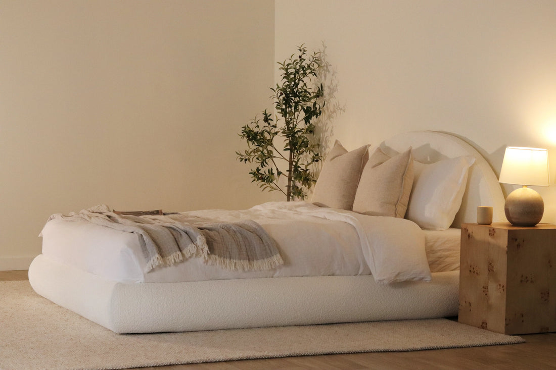The Role of the Bed Frame in Creating a Balanced, Minimal Space