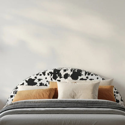 Luna heabdoard| All cushioned headboard| SoftFrame Designs| Vegan Cowhide