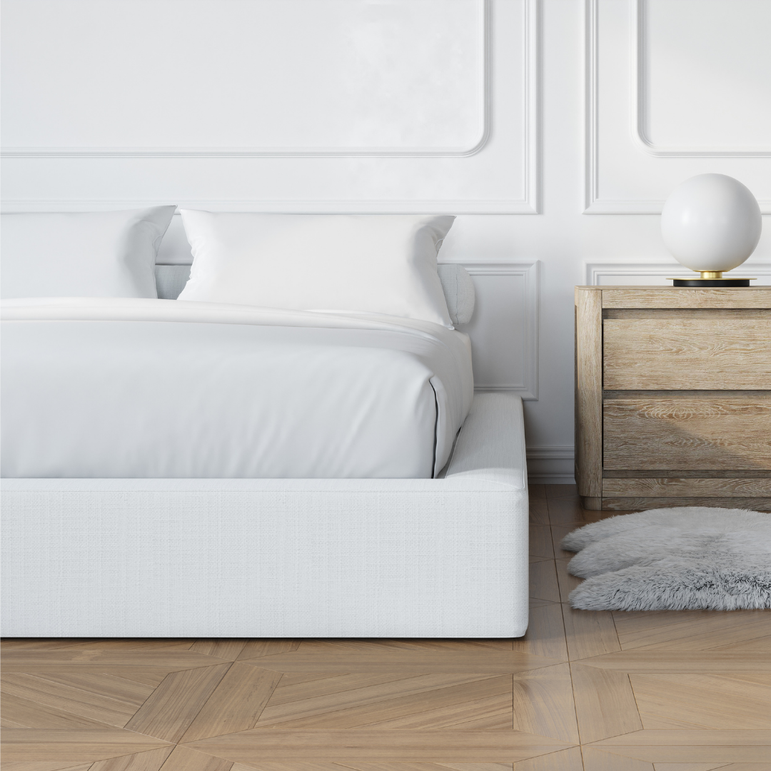 Ultra Bed Frame | Fabric White