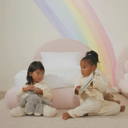 Kids Luna Bed Set: Bed Frame + Headboard Set | Cotton Candy