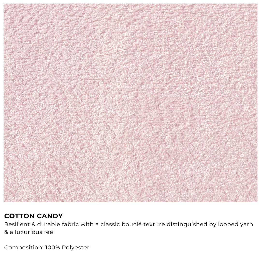 Ultra Bed Set: Bed Frame and Headboard | Cotton Candy