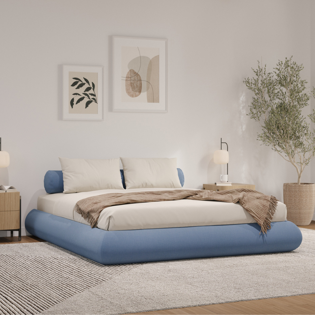 Luna Bed Frame | Sky