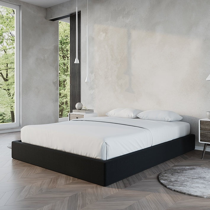 Classic Bed Frame | Fabric Onyx