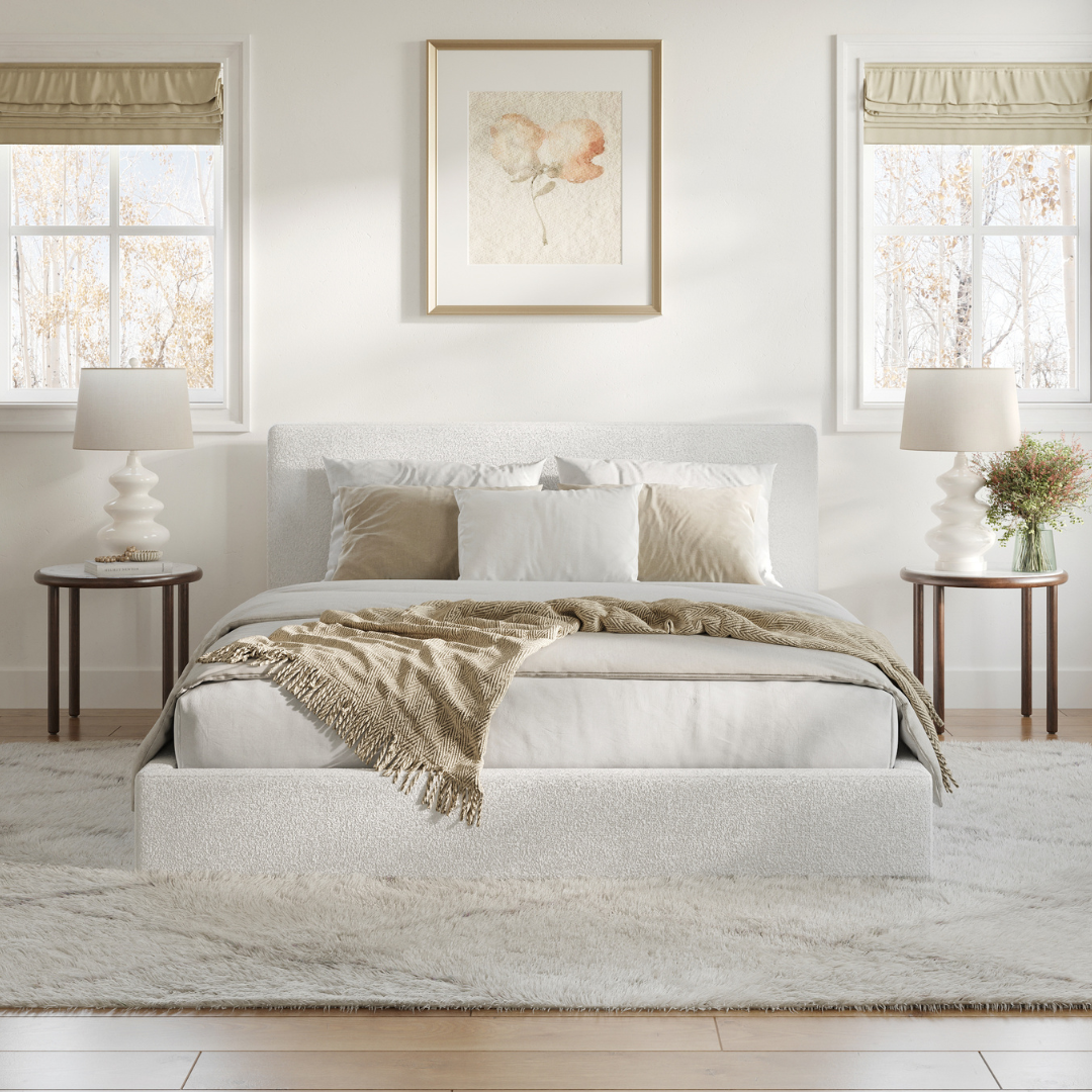 Classic Set: Bed Frame + Headboard L SoftFrame Designs