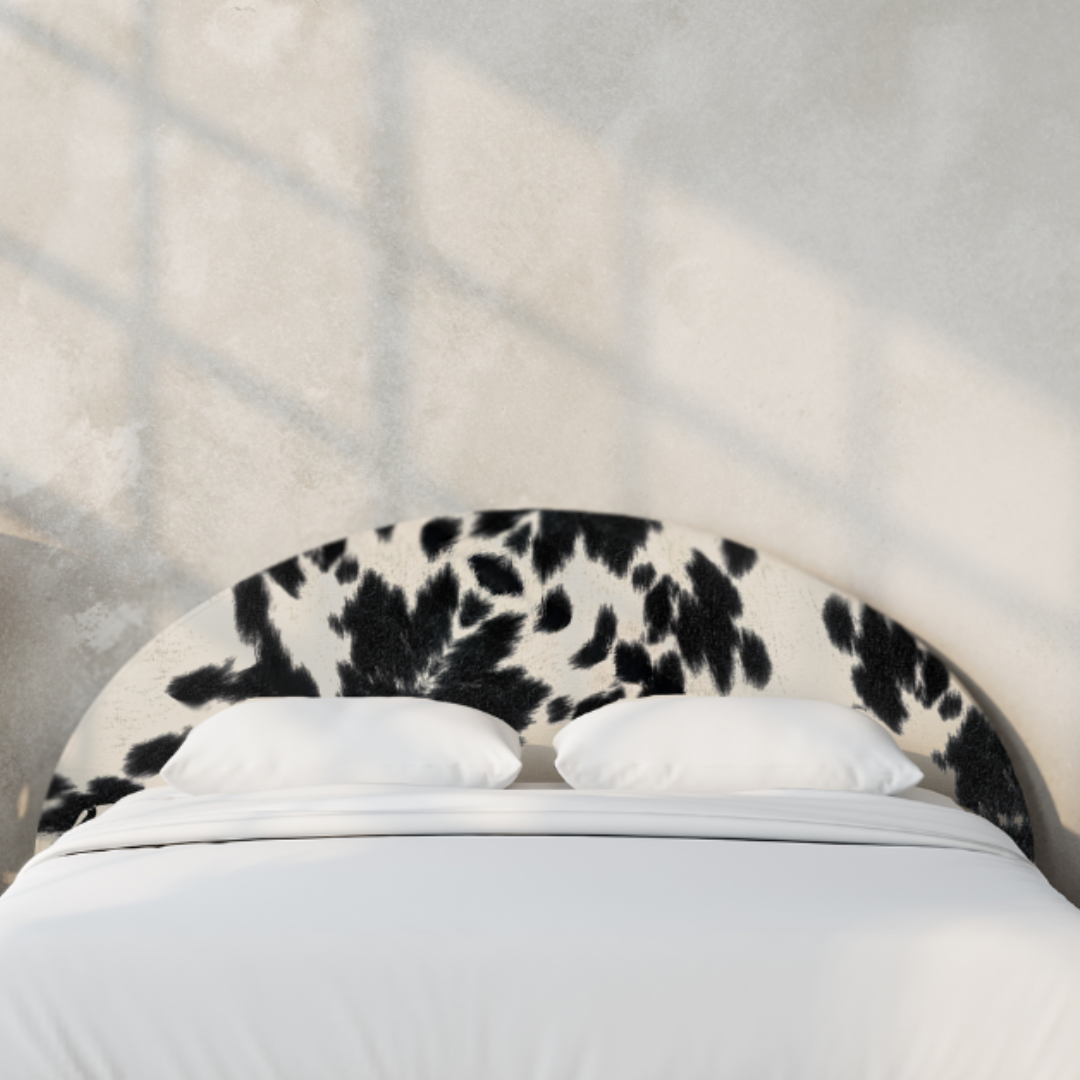 Luna Headboard | Vegan Cowhide