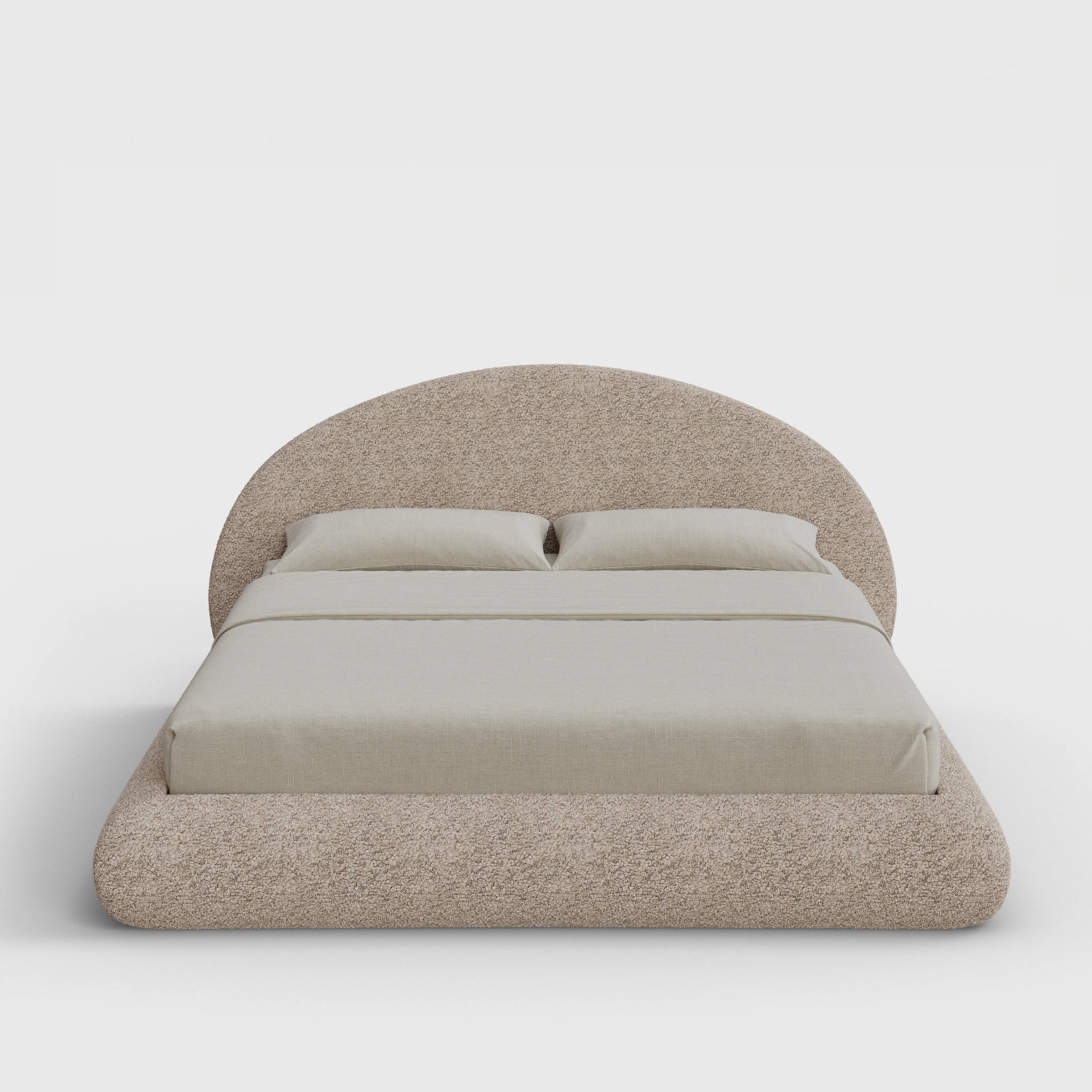 Luna Bed Set: Bed Frame + Headboard | Teddy Queen Size