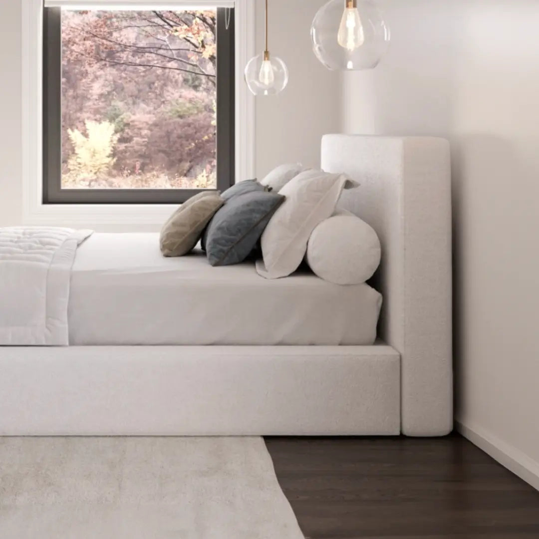 Ultra Headboard l Boucle Texture, Cushioned | SoftFrame®