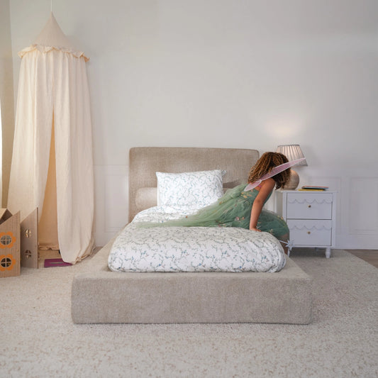 Kids Ultra Bed Set: Bed Frame + Headboard Set | Teddy