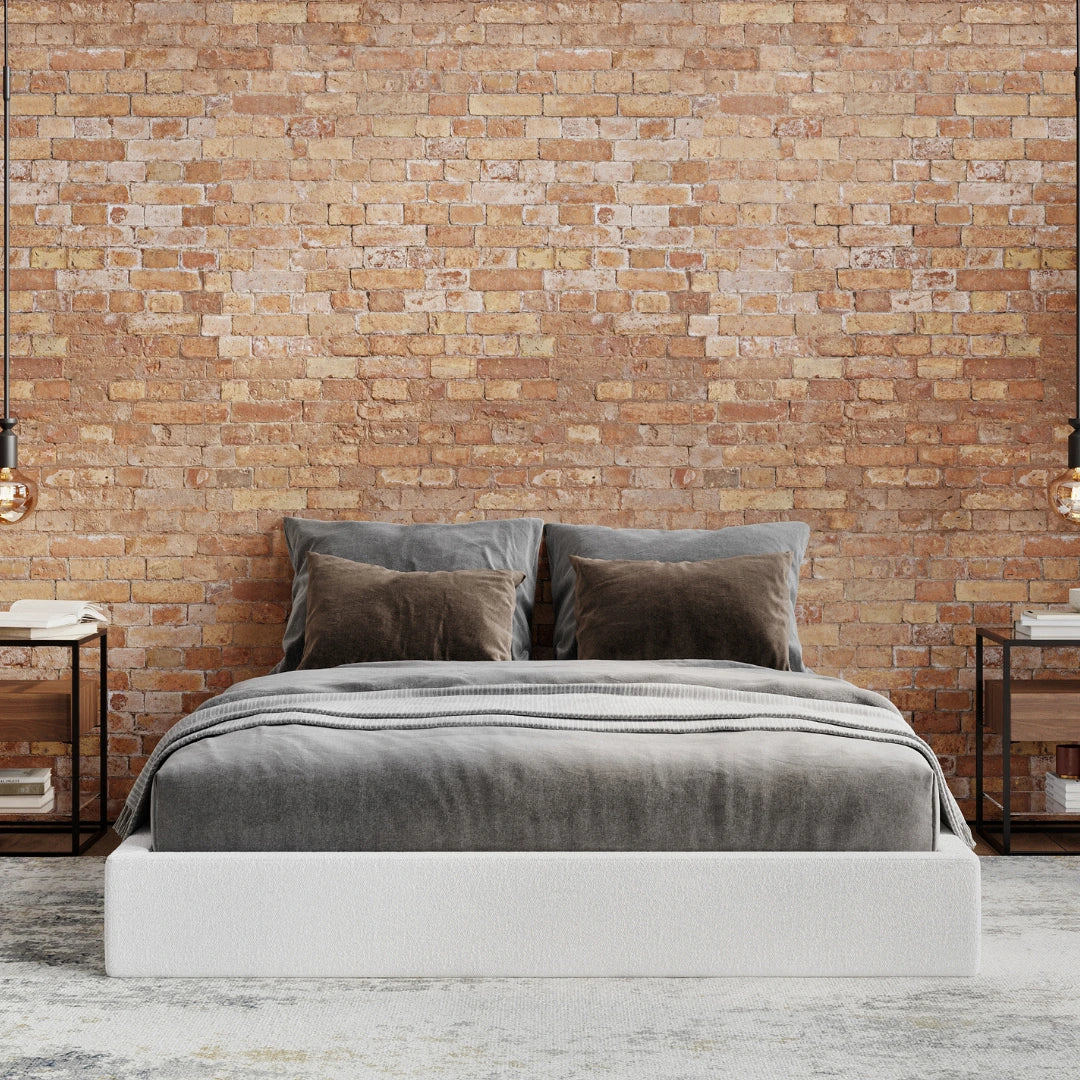 Textured Bed Frame Classic Bed Frame l Boucle Texture | SoftFrame Designs®