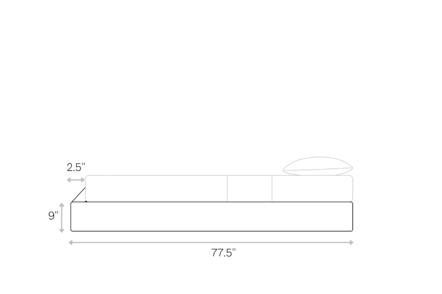 Classic Frame Full line art dimensions | SoftFrame Designs