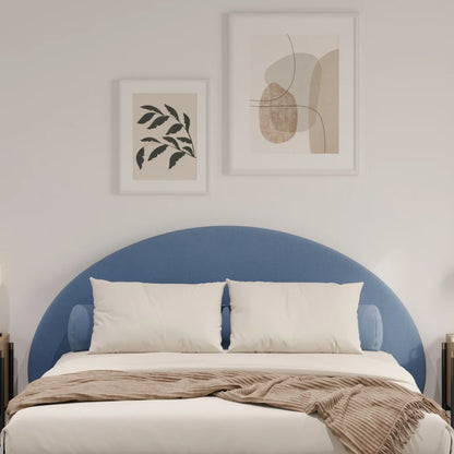 Sky cloud bed | Luna headboard, Queen, Sky blue, Front view | SoftFrame Designs