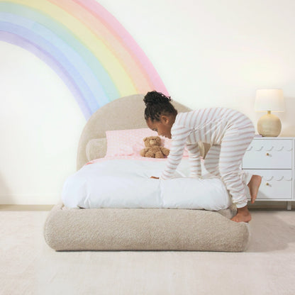 Kids Luna Bed Set: Bed Frame + Headboard Set | Teddy