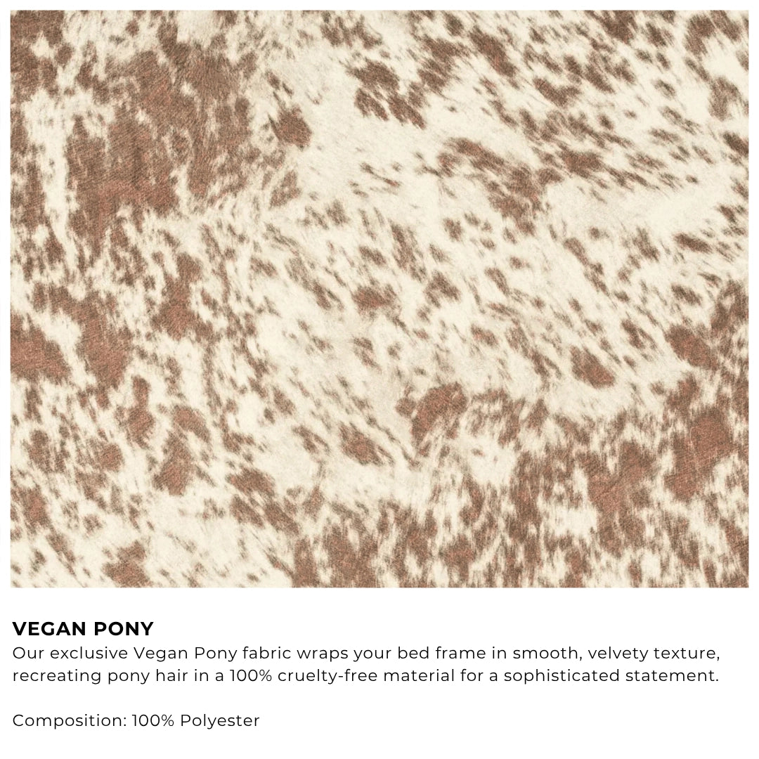 Ultra Bed Set: Bed Frame + Headboard | Vegan Pony