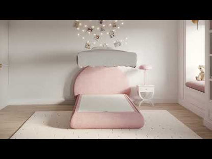 Kids Luna Bed Frame and Headboard Set | Cotton Candy