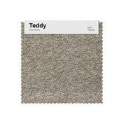 light brown boucle teddy faux sherpa fabric swatch