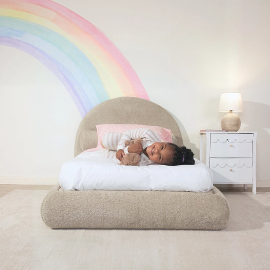 Kids Luna Bed Set: Bed Frame + Headboard Set | Teddy