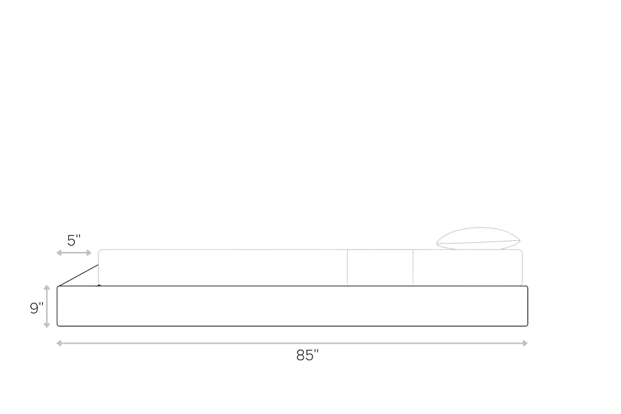 Ultra Frame King line art dimensions | SoftFrame Designs
