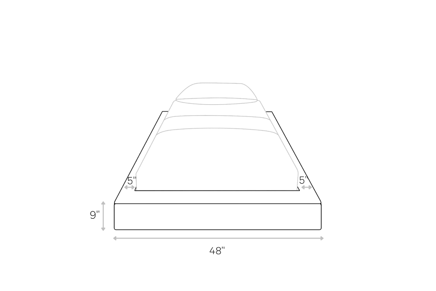 Ultra Frame Twin line art dimensions | SoftFrame Designs